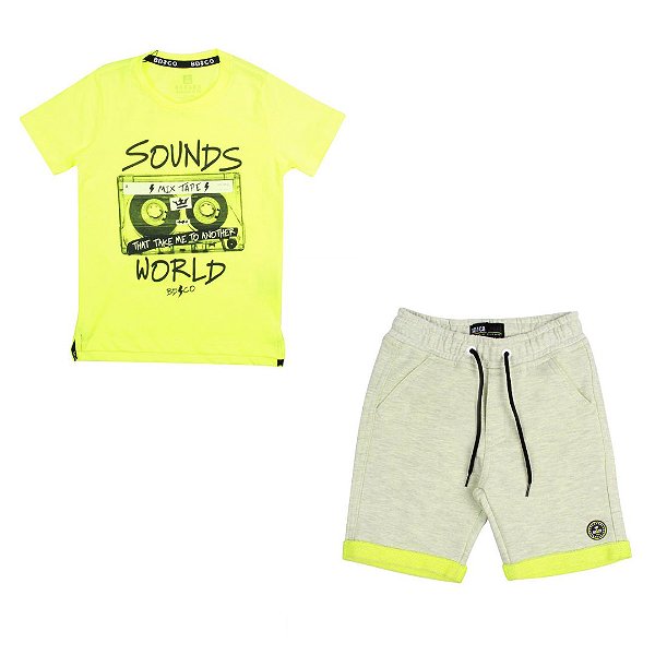 Conjunto Infantil Masculina 46133/46164 Banana Danger