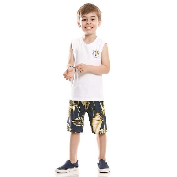 Conjunto Infantil Masculina 46201 Banana Danger