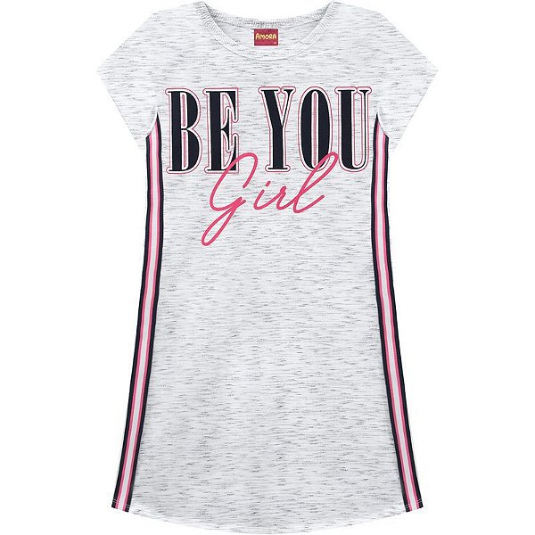 Vestido de Manga Infantil Feminino Amora 51436