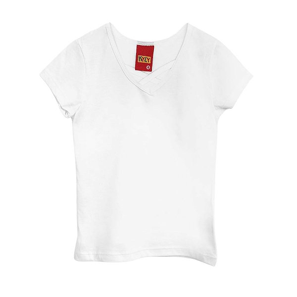 Blusa Infantil Feminina Manga Curta  108481 Kyly