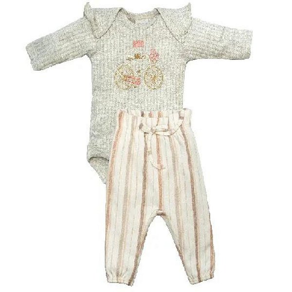 Conjunto Baby Feminino Body Manga Longa Tilly 223645