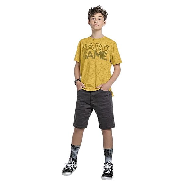 Camiseta Infantil Masculina Manga Curta Lemon 81015