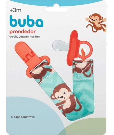 Prendedor de Chupeta Infantil para Bebês e Crianças 12048 Buba Baby