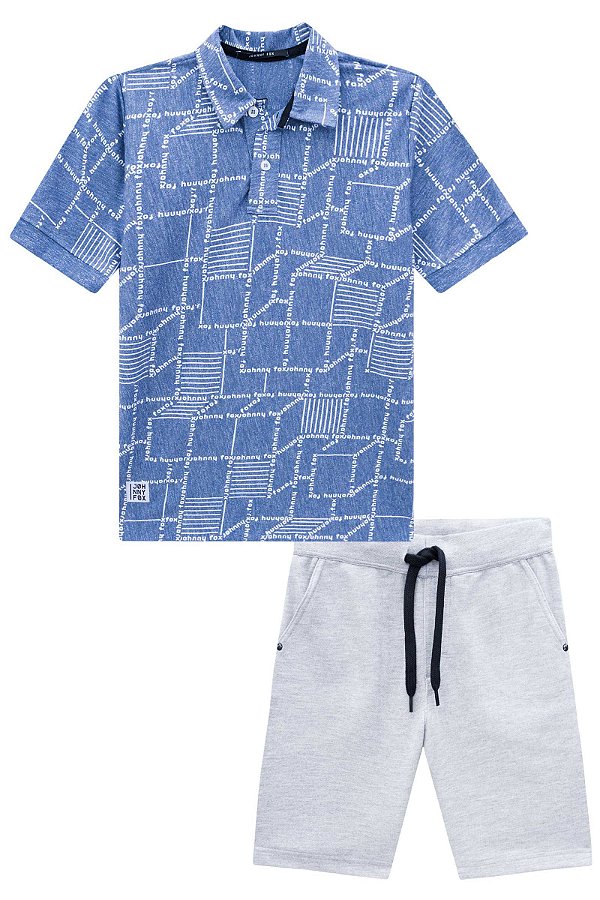 Conjunto Infantil Masculino 47277 Johnny Fox