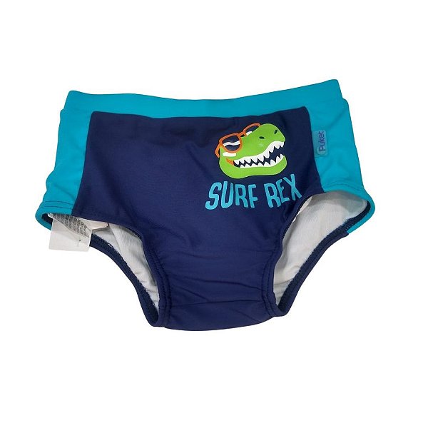 Sunga Infantil Masculina Puket Azul / Dinossauro 110400734