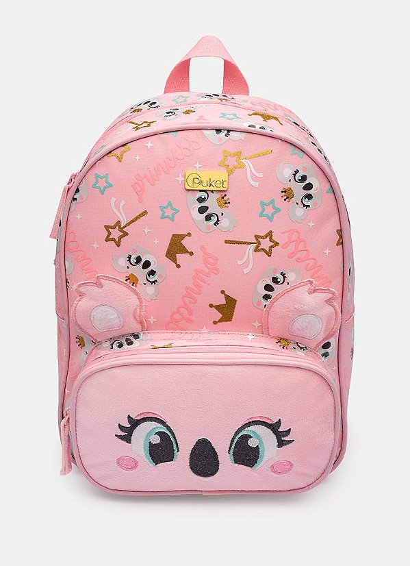 Mochila Escolar sem Rodinha Coala Princess 050402961 Puket - Se-An Junior -  Moda Infantil