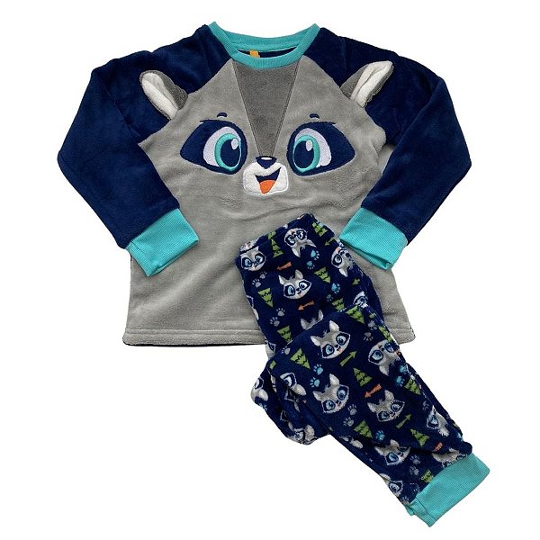 Pijama Infantil Masculino Soft Manga Longa Puket  030501980