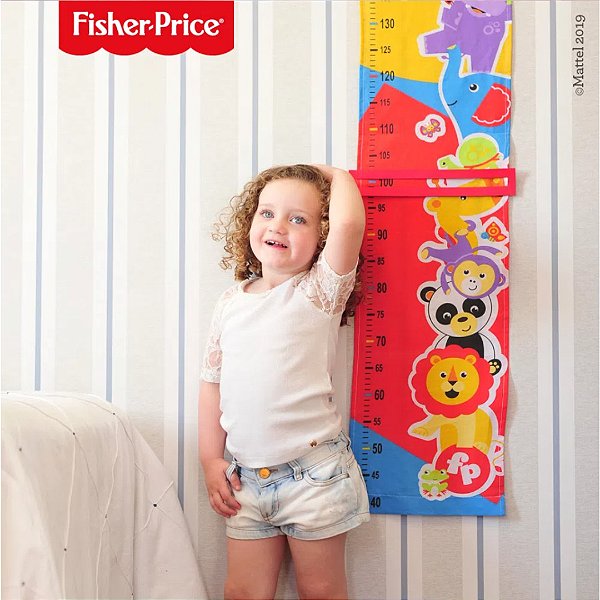 Régua do Crescimento Fisher-Price Animais Colorida Unisex