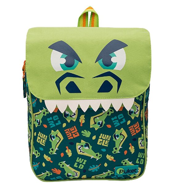 Mochila Escolar de Costas Pequena Jacare Jungle Puket 050403341