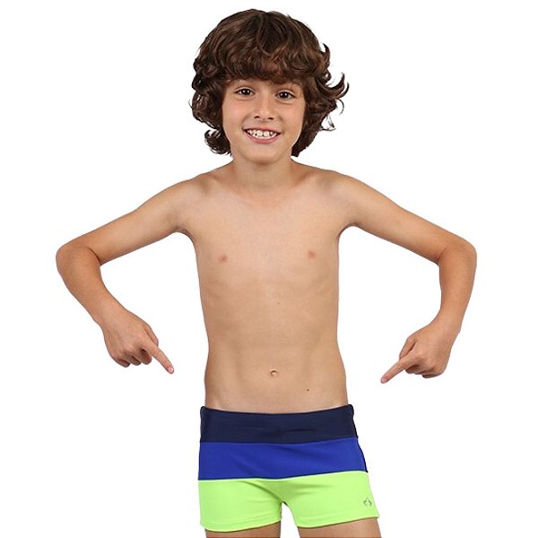 Sunga Colorida Infantil Moda Praia Siri Kids 38517