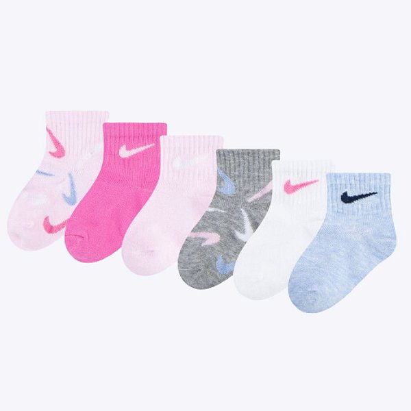 Meia Kit 6 Pares Bebê Nike Nn1057-A9y