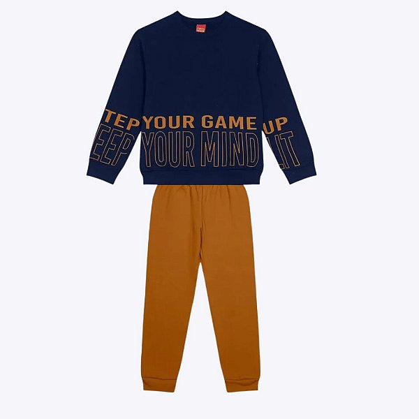 Conjunto Moletom Infantil Masculino Kyly 1000148