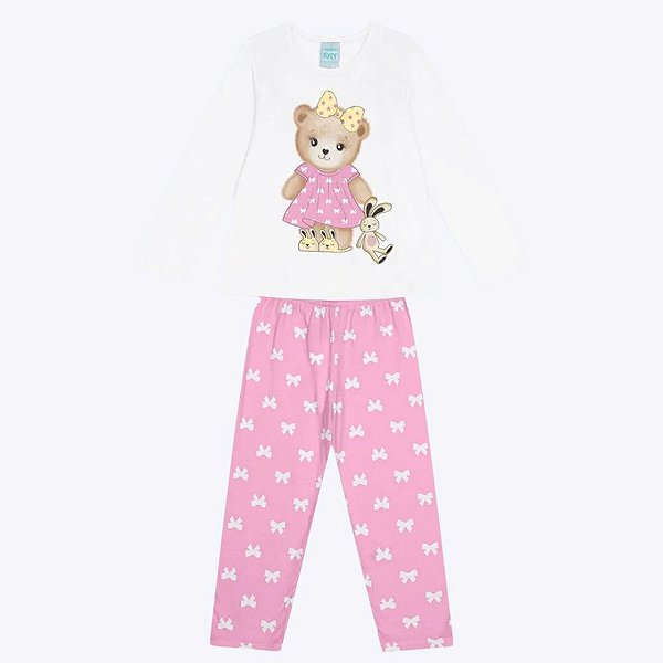 Pijama Brilha no Escuro Infantil Feminino Kyly  1000160