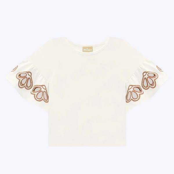Blusa Cropped Infantil Feminina Milon 2000391