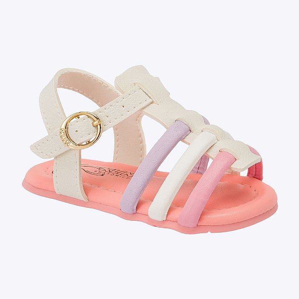 Sandália Cupcake Rosa Infantil Bebê Menina Klin 515231000