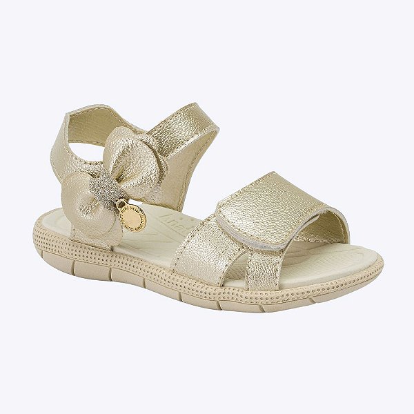 Sandália Tic Tac Casual Laço Infantil Feminino Klin 171225000