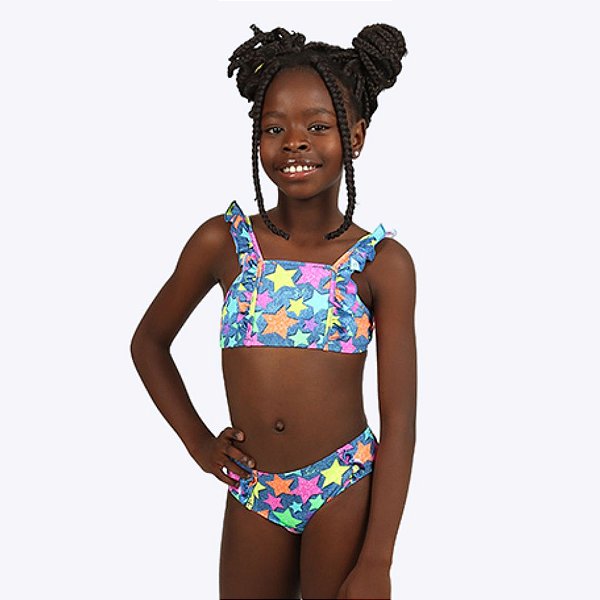 Biquíni Faixinha Infantil Menina Moda Praia Siri Kids 39042