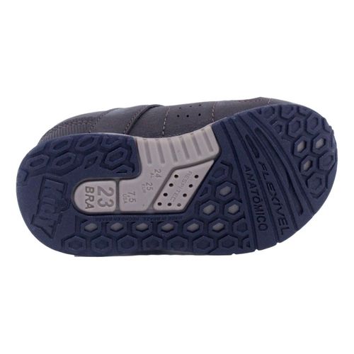 Kidy Tenis Infantil Masculino 096-0140 Cor Grafite