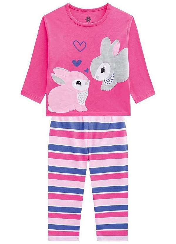 Brandili Pijama Feminino Manga Longa 53726