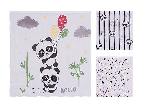 Colibri Kit Fraldas Baby 48011 Cor Panda