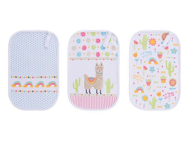 Colibri Kit Paninho De Boca Bebê 48270 Cor Lhama