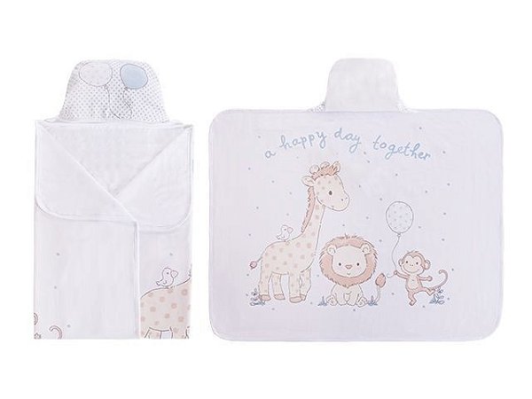 Colibri Toalha De Banho Bebe 48001 Cor Bichos