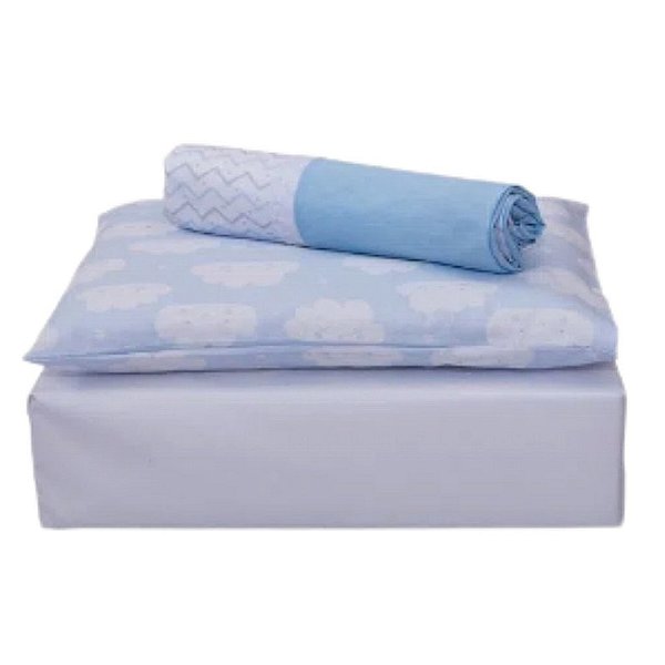 Jogo de Lençol Mini Berço 3 Peças Bublim 370061