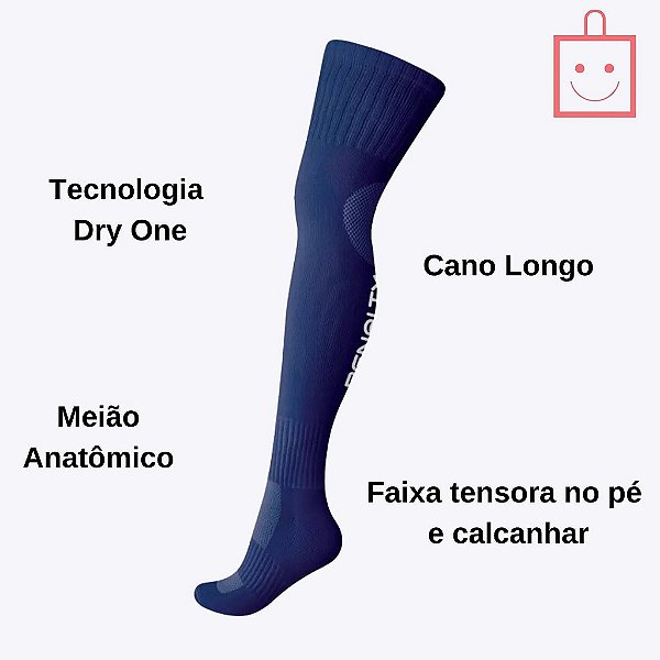 Meião de Futebol Azul Marinho Infantil Matis Penalty 4136476590