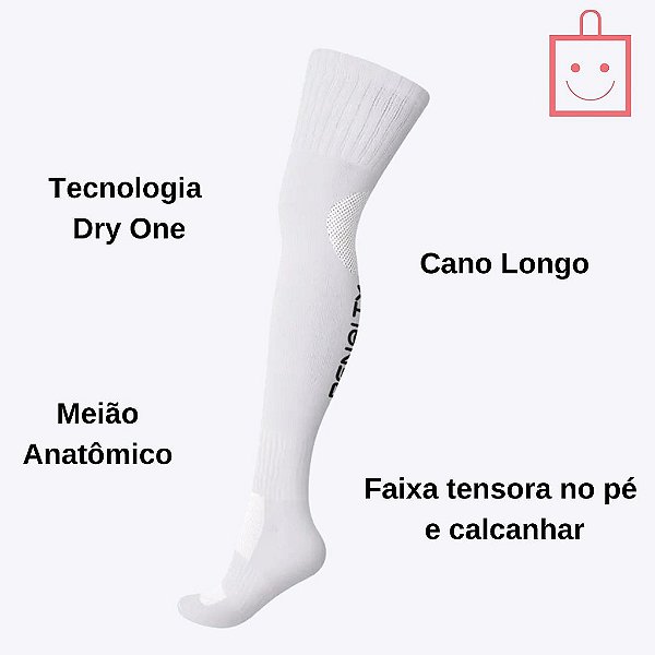 Meião de Futebol Branco Infantil Matis Penalty 4136471110