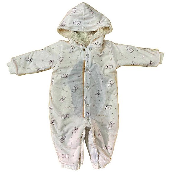 Macacão Bebê Masculino Dupla Face Paraiso 13134