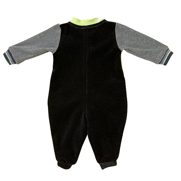 Roupa Infantil Macacão Masculino Manga Longa Paraiso 12947