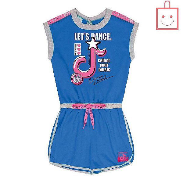 Macaquinho Mescla TikTok Catavento Infantil Menina Catavento 14201