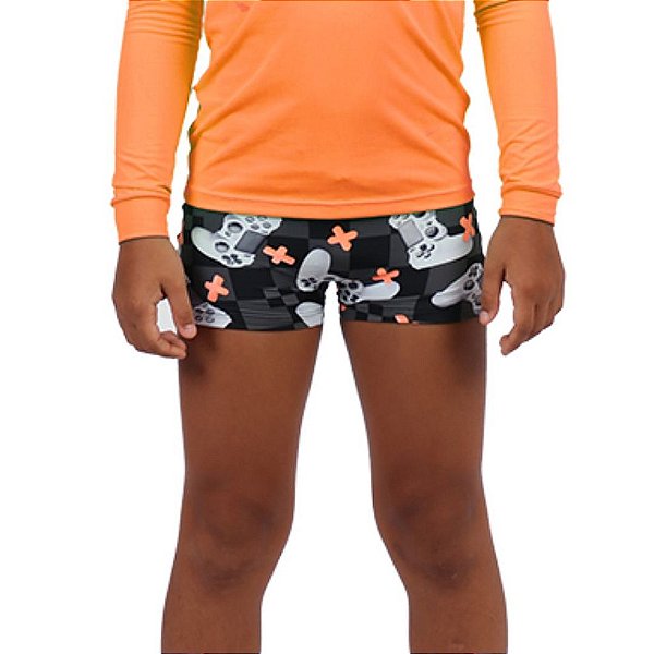 Sunga Estampada Moda Praia Siri Kids 38509