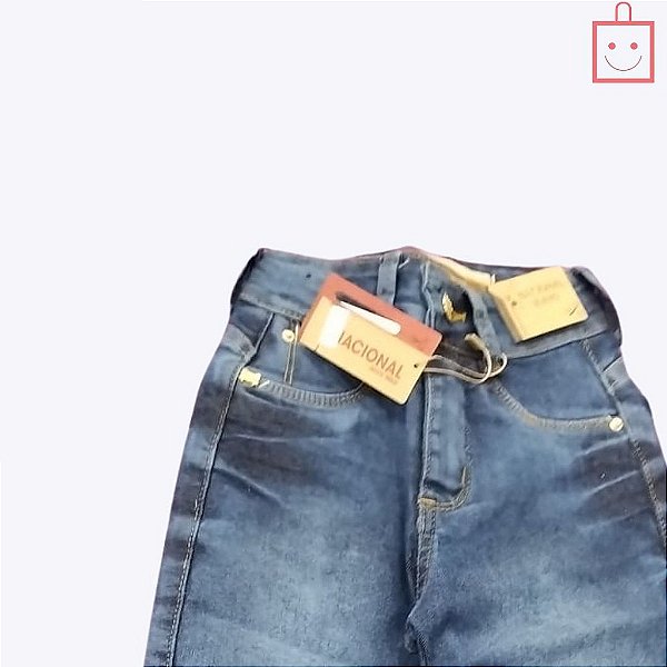 Calça Jeans Escura Infantil Feminina Nacional Jeans 4433