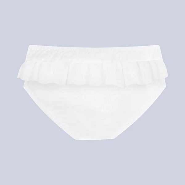 Vestido Branco com Calcinha Bebê Menina Milon 2000325