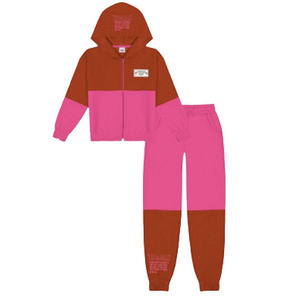 Conjunto Infantil Feminino Moletom Cata-Vento 14509
