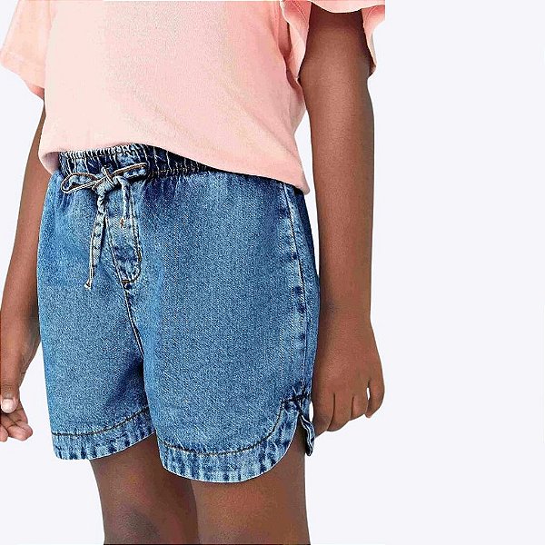 Shorts Jeans Infantil Menina Hering Kids Can11asn
