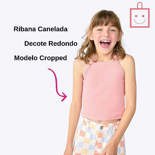 Regata Básica Rosa Infantil Menina Hering Kids 51PRKTHEN