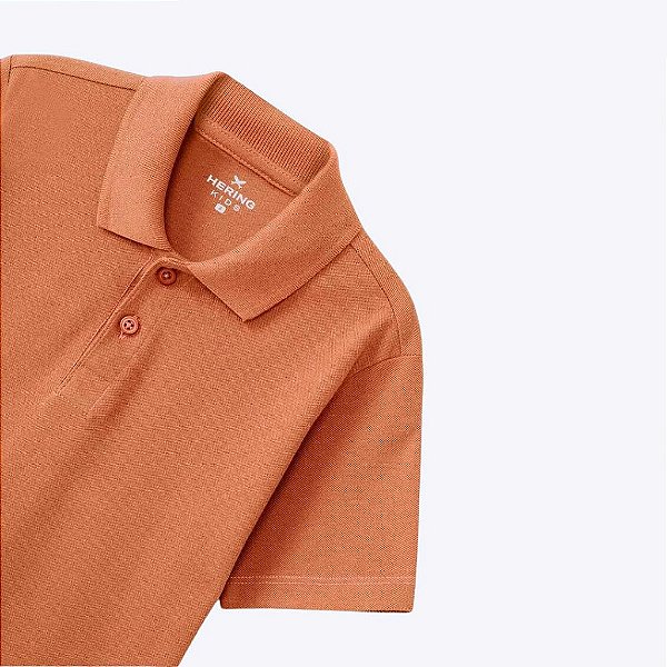 Camisa Polo Manga Curta em Piquet Infantil Menino Hering Kids 53E6HLQEN