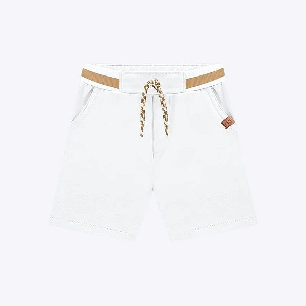 Conjunto Camisa Manga Curta e Bermuda Sarja Infantil Menino Milon 2000593