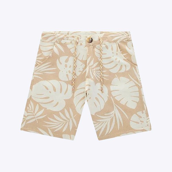 Conjunto Camisa Manga Curta e Bermuda Infantil Menino Milon 2000612