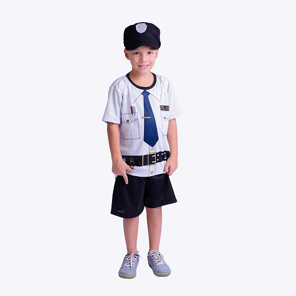 Fantasia Policial Infantil Menino Muvile 5365