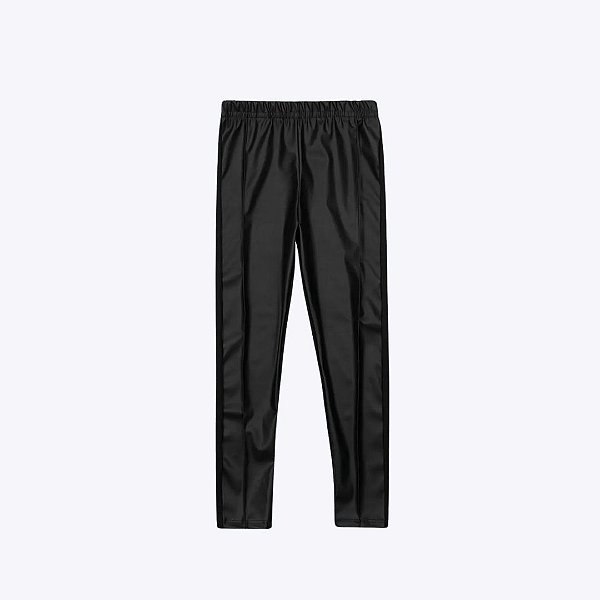 Conjunto Blusão Boxy Em Moletom E Calça Legging Courino Infantil Menina Mundo Cinti 12372 Rosa