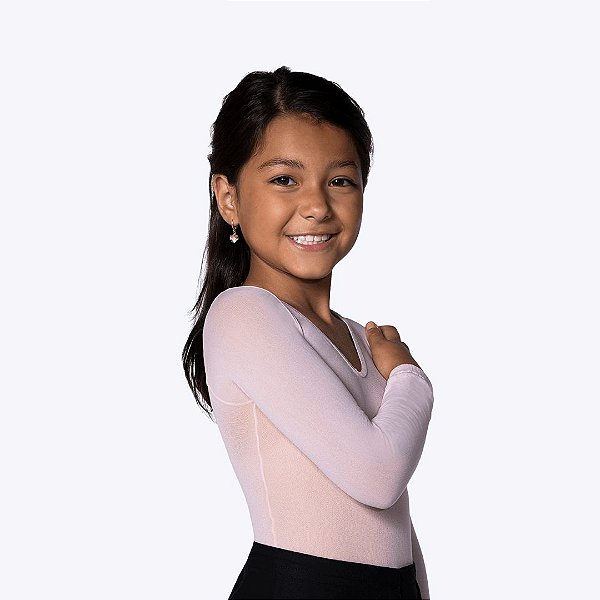 Blusa Segunda Pele Infantil Feminina Lupo 00860 Rosa