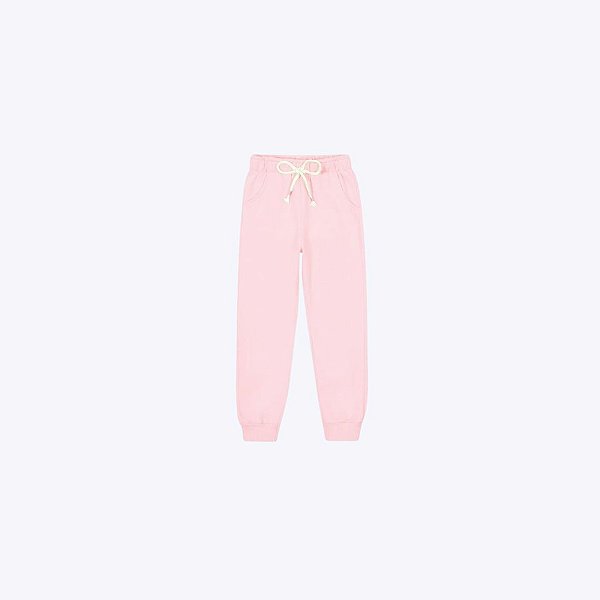 Conjunto Casaco E Calça Moletom Felpado Ursinho Infantil Menina Mundo Cinti 12366 Pink