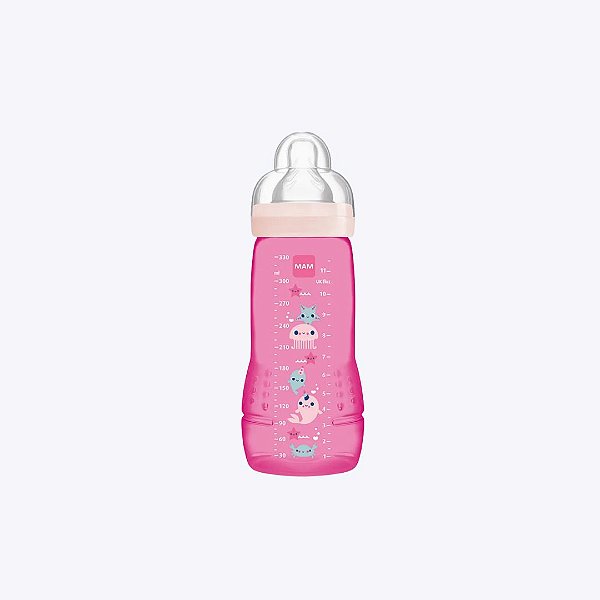 Mamadeira Rosa 330ml MAM Easy Active MA40812