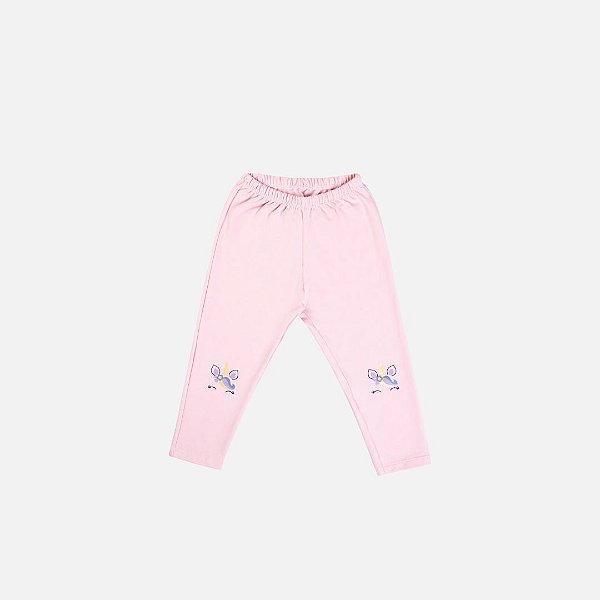 Conjunto Casaco Unicórnio Moletom Com Capuz E Calça Legging Molecotton Infantil Menina Have Fun 29406 Azul Claro