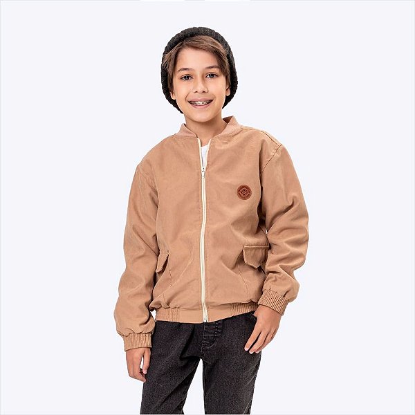Jaqueta Bege Infantil Masculina Vigat 3015