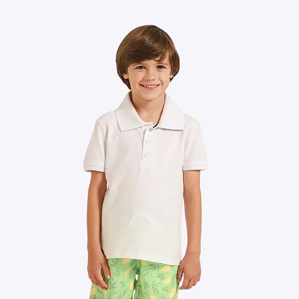Camiseta Polo Piquet Infantil Menino Banana Danger 54140