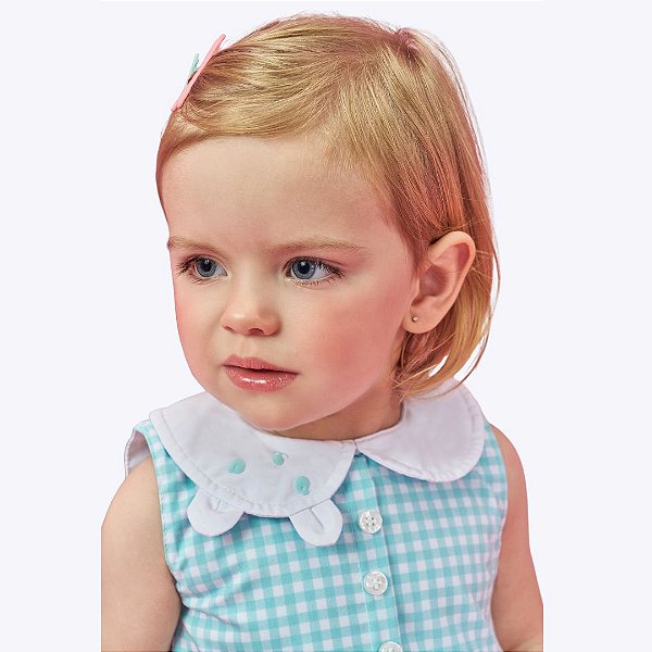 Vestido Xadrez Bebê Menina Mundo Cinti 10402